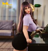 IronTechDoll Hot 156cm fat Sex Doll Real High Quality Adult Silicone Sex Doll For Men Sex produced by automatic woman